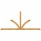 Ekena Millwork Richland Rough Sawn Timber Gable Bracket, Western Red Cedar, 108"W x 49"H x 2"D x 4"F, 11/12 Pitch GBW108X49X0204RIC00RWR - alternate 1